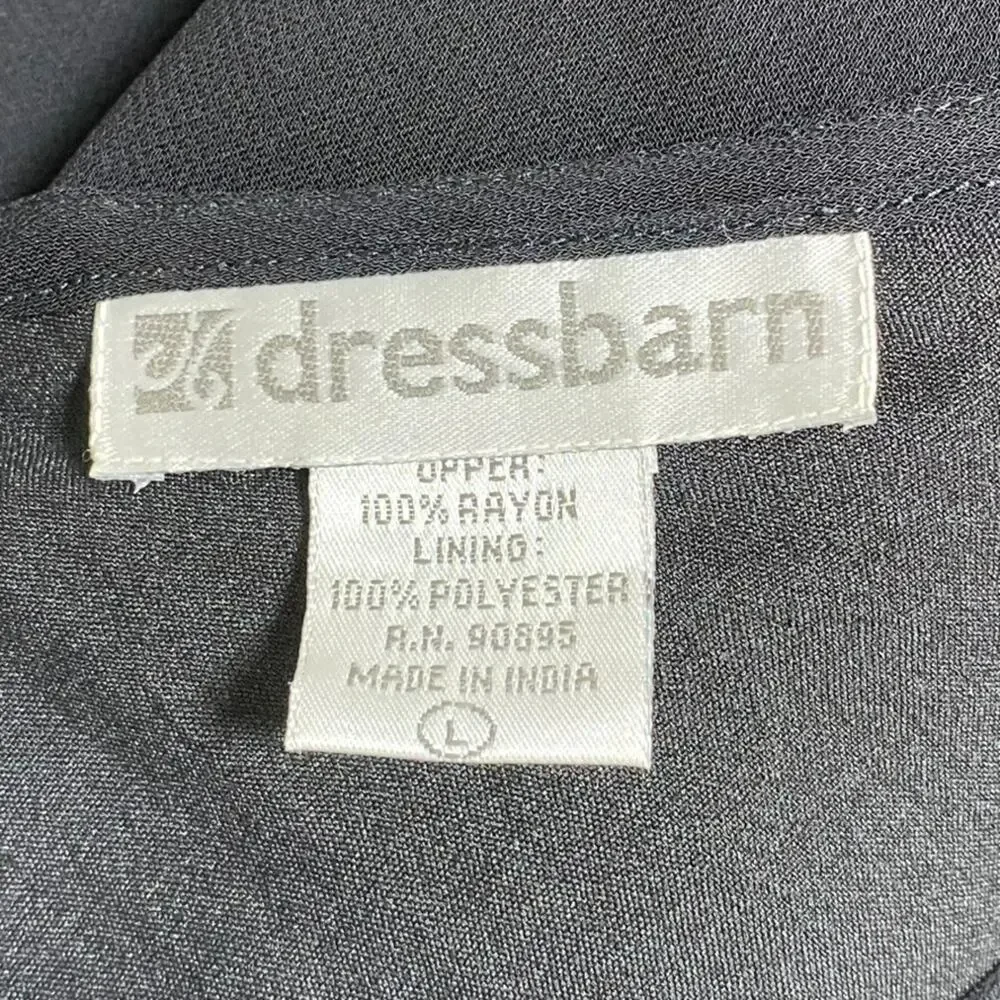 Vintage 90s Dressbarn Womens Beaded Maxi Dress Size L Whisigoth Fairy Grunge Y2K - Picture 9 of 13